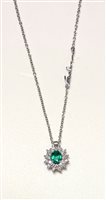 Collana Salvini Donna Celine in Oro bianco Smeraldo 0.31 Ct 20071247 - 20071247